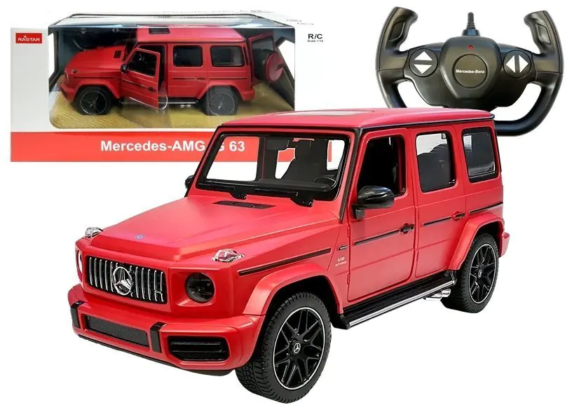 ⁨Zdalnie Sterowany Mercedes G63 Rastar R/C Czerwony⁩ w sklepie Wasserman.eu