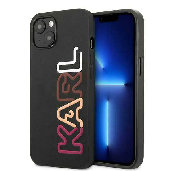 ⁨Karl Lagerfeld KLHCP13SPCOBK iPhone 13 mini 5,4" black/black hardcase Multipink Brand⁩ at Wasserman.eu