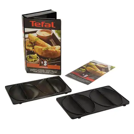 ⁨TEFAL XA800812 Turn over plates for SW852 Sandwich maker, Black⁩ at Wasserman.eu