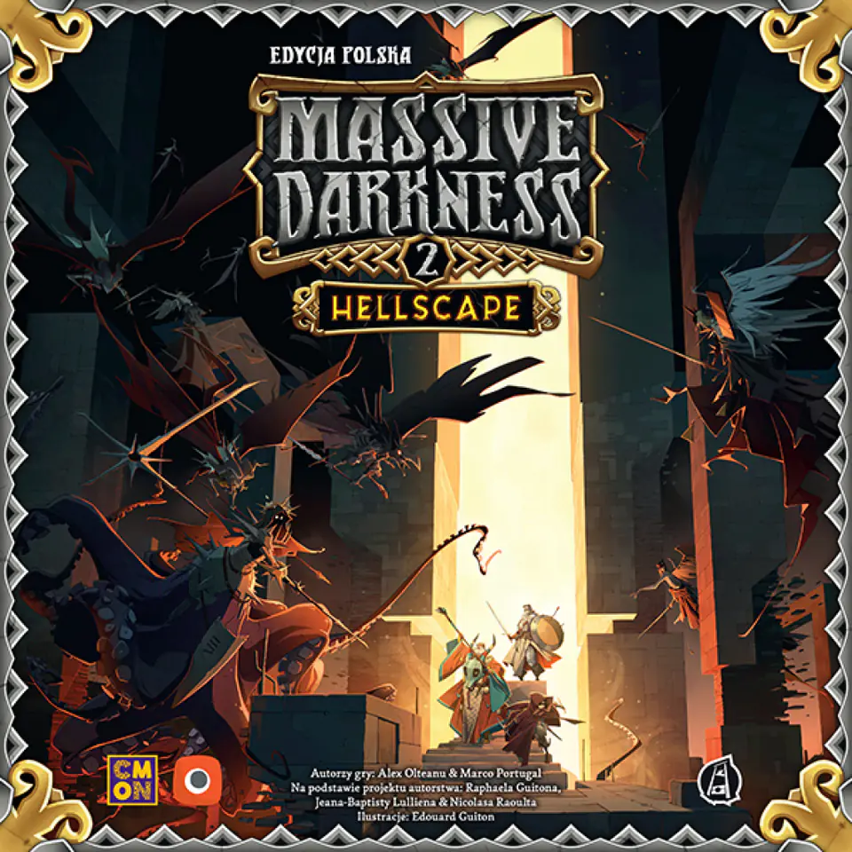 ⁨GRA MASSIVE DARKNESS 2: HELLSCAPE - podstawa PORTAL GAMES⁩ w sklepie Wasserman.eu