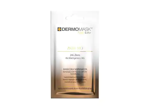 ⁨L'BIOTICA Dermomask Night Active Golden Thread Face Repair Mask - 12ml⁩ at Wasserman.eu