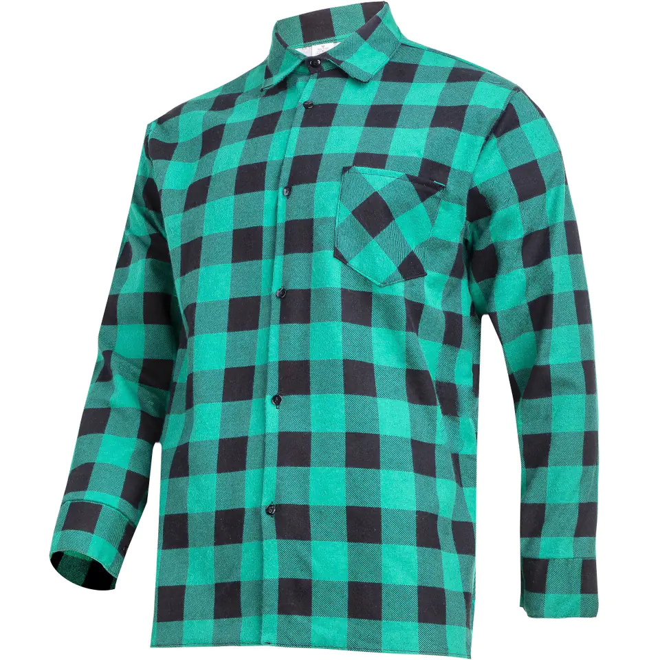 ⁨LPKF22XL Plaid Flannel Shirt, Navy Blue, H:188-194, C:116-120, 2XL, LP⁩ at Wasserman.eu
