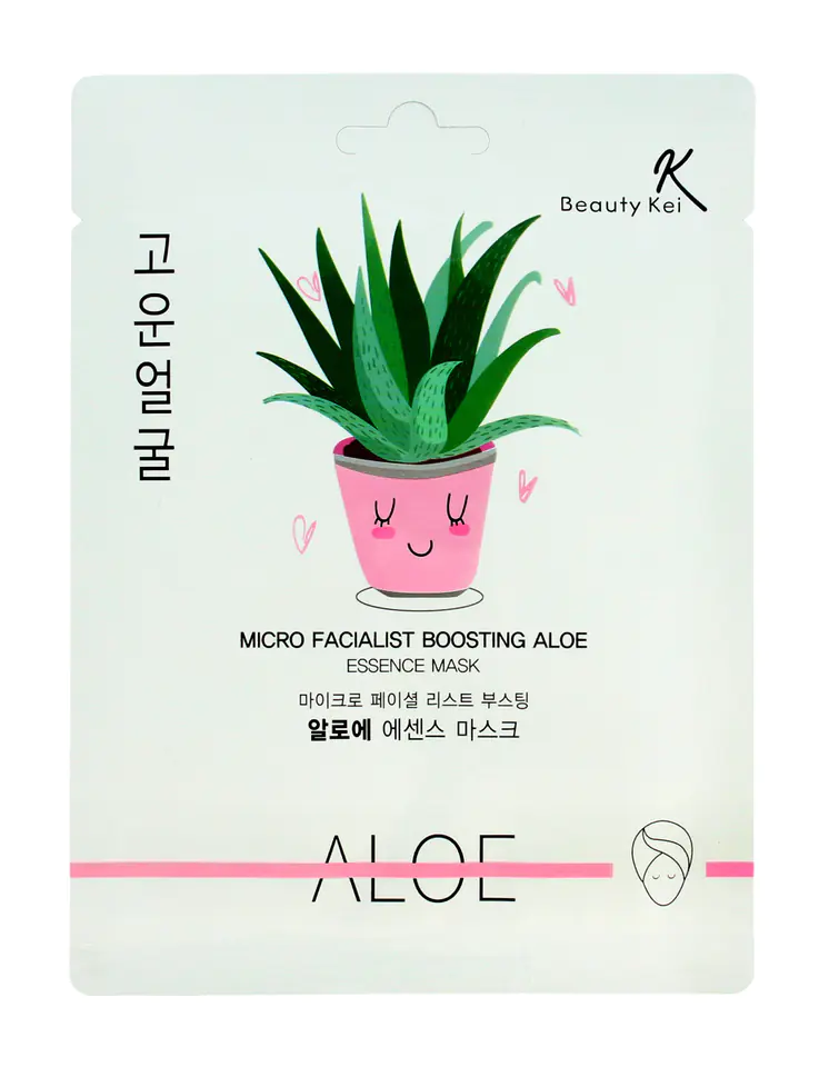 ⁨Beauty Kei Soothing and moisturizing mask Aloe 1pc⁩ at Wasserman.eu