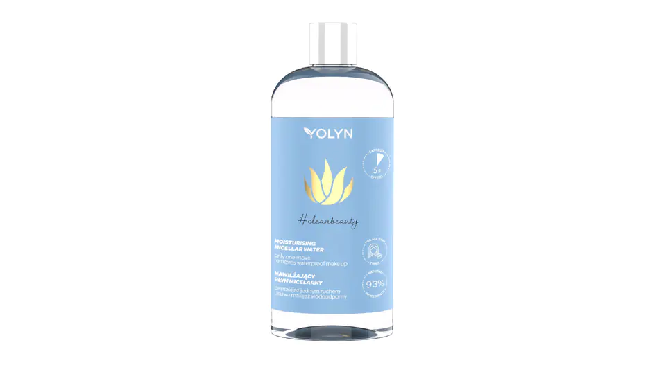 ⁨YOLYN #cleanbeauty Micellar Moisturizing Liquid 500ml⁩ at Wasserman.eu