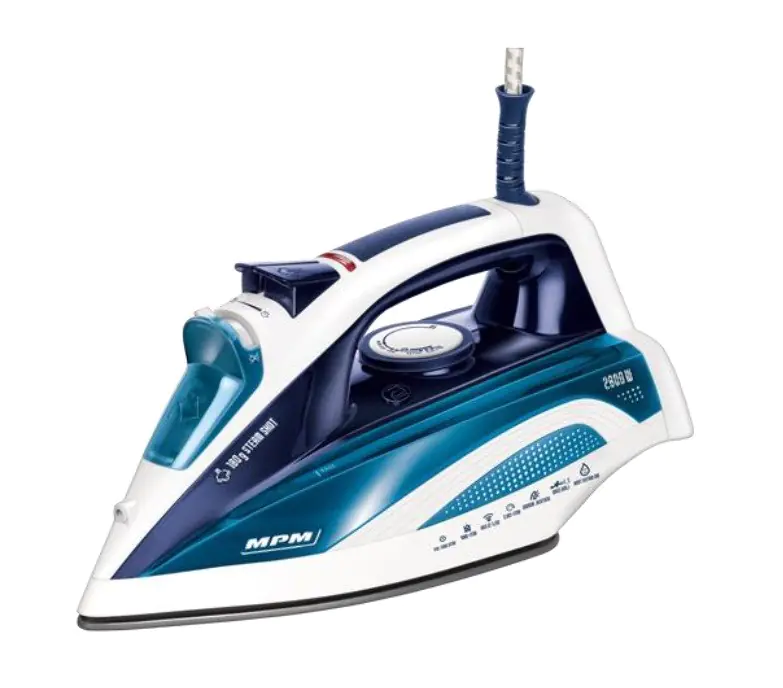 ⁨MPM MZE-21/NS Steam Iron 2800 Watt Blue⁩ at Wasserman.eu