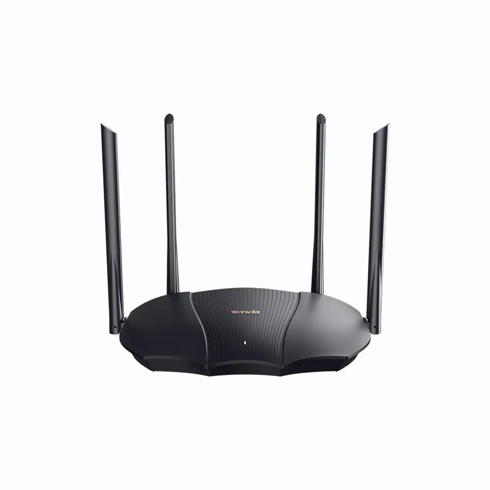 ⁨Tenda TX9 PRO wireless router Gigabit Ethernet Dual-band (2.4 GHz / 5 GHz) Black⁩ at Wasserman.eu