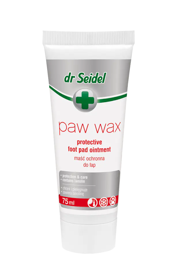 ⁨DR SEIDEL PAW WAX protective ointment for paws 75 ml⁩ at Wasserman.eu