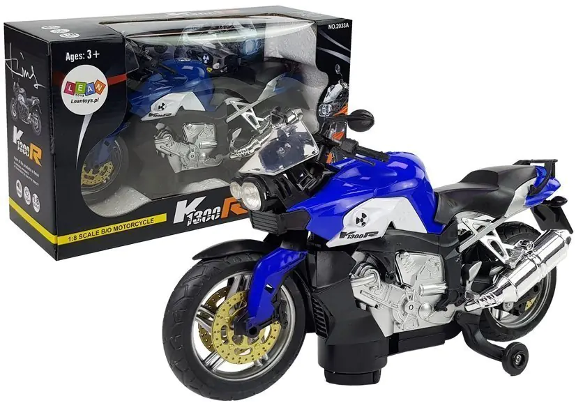 ⁨Battery-operated motorcycle Blue⁩ at Wasserman.eu