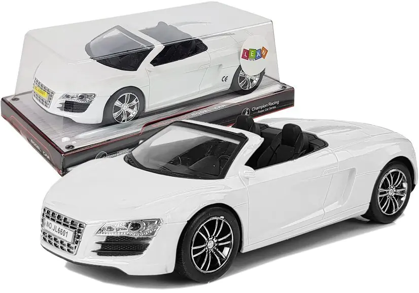 ⁨Pulled Car Convertible White 1:18⁩ at Wasserman.eu