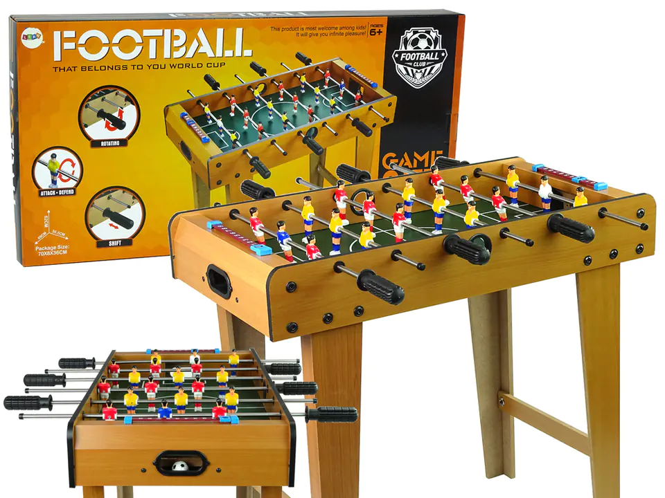 ⁨Wooden Table football Game Football 62 cm Height⁩ at Wasserman.eu