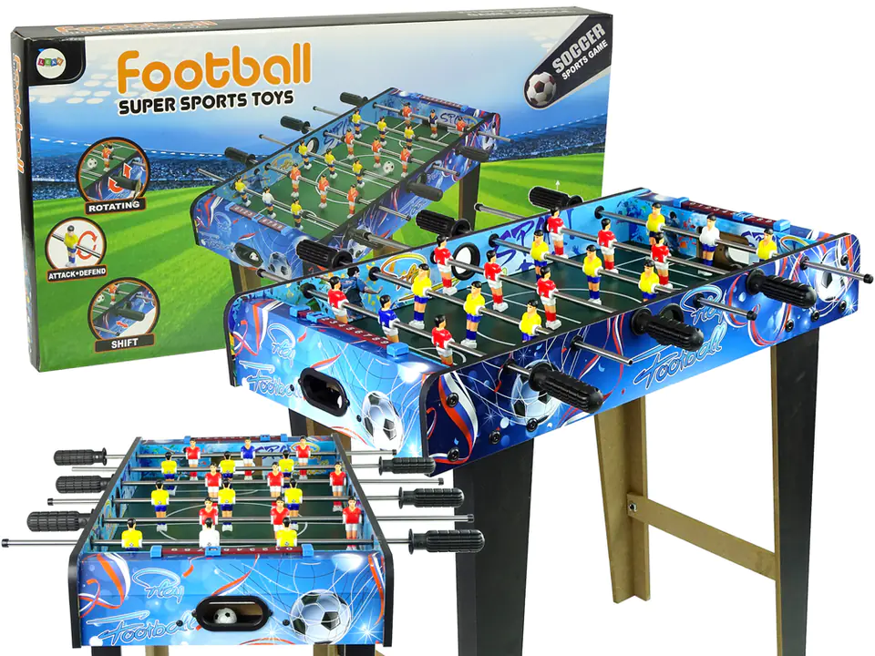 ⁨LARGE TABLE FOOTBALL TABLE SOLID WOODEN GAMES⁩ at Wasserman.eu