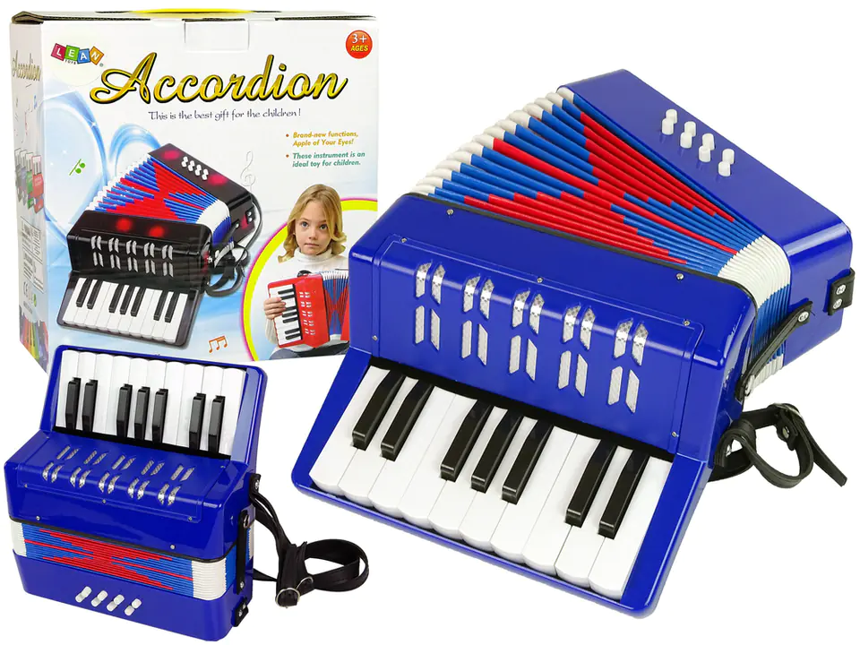 ⁨Accordion Musical Instrument for Children Music Blue⁩ at Wasserman.eu