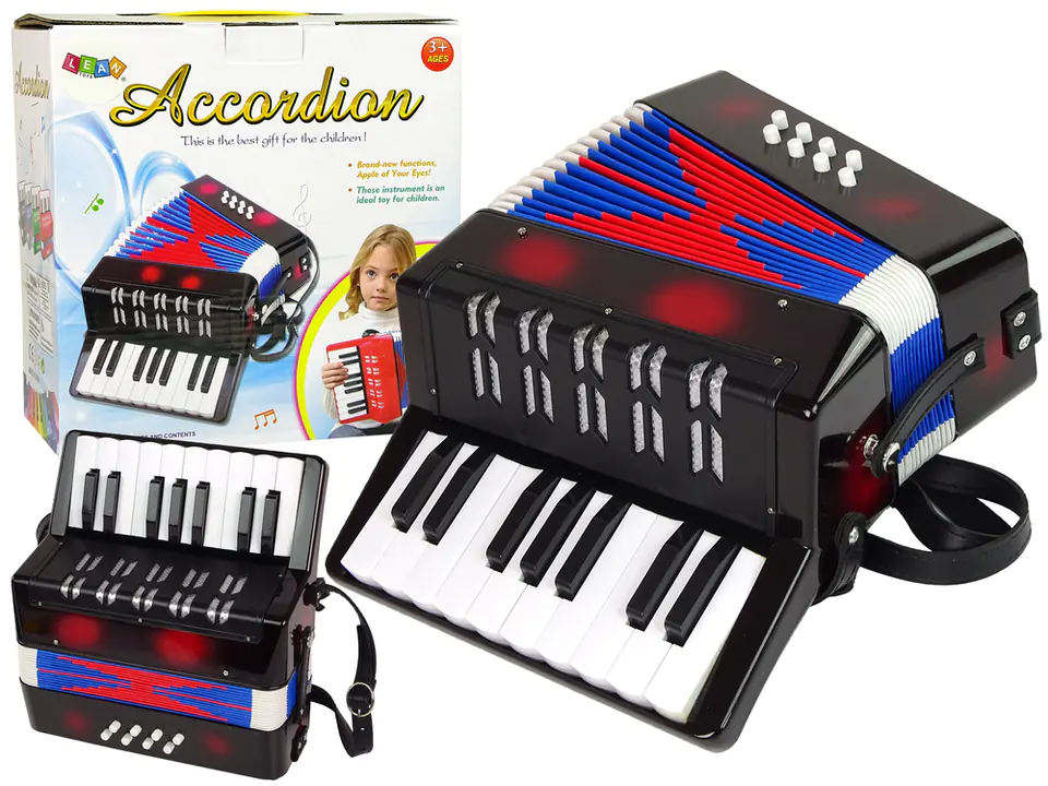 ⁨Accordion Musical Instrument for Children Music Black⁩ at Wasserman.eu