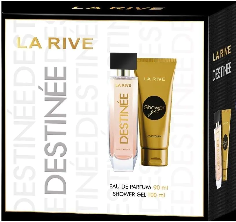 ⁨La Rive for Woman Zestaw prezentowy Destinee (woda perfumowana 90ml+żel pod prysznic 100ml)⁩ w sklepie Wasserman.eu