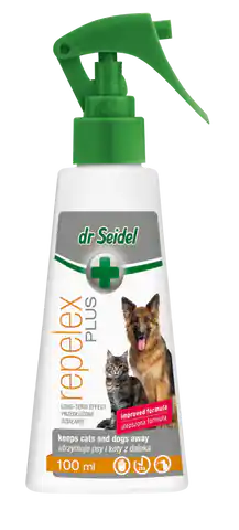 ⁨DR SEIDEL REPELEX PLUS utrzymuje psy i koty z daleka 100 ml⁩ w sklepie Wasserman.eu