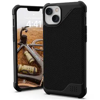 ⁨UAG Metropolis LT - obudowa ochronna do iPhone 14 Plus kompatybilna z MagSafe (kevlar-black)⁩ w sklepie Wasserman.eu