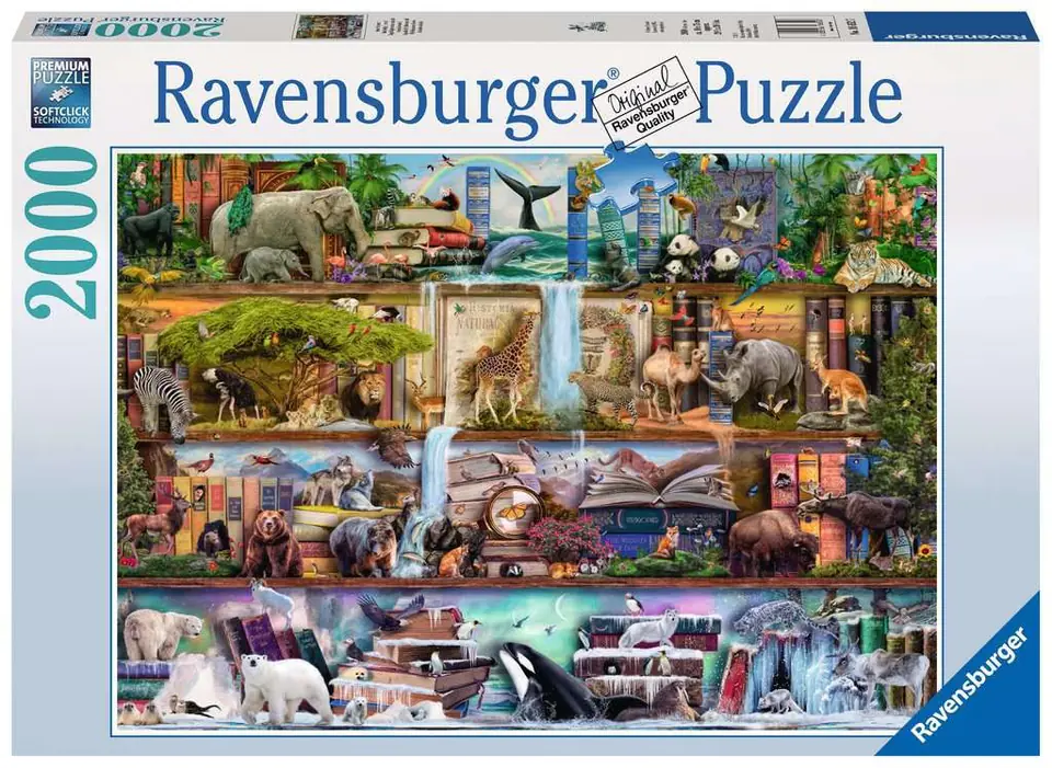 ⁨Puzzle 2000 elementów Świat zwierząt⁩ w sklepie Wasserman.eu