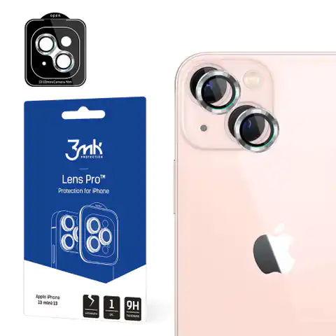 ⁨Szkło na aparat 3mk Lens Protection Pro osłona obiektywu do Apple iPhone 13/ 13 Mini⁩ w sklepie Wasserman.eu
