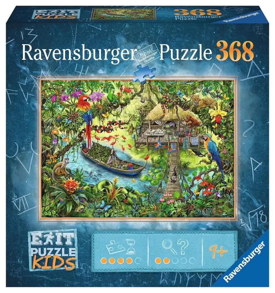 ⁨Puzzle 368 elementów Exit Wyprawa do dżungli⁩ w sklepie Wasserman.eu