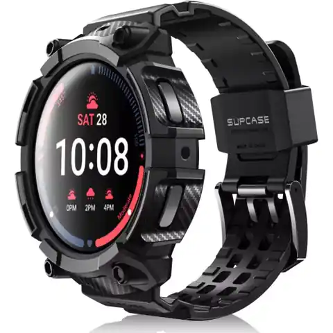 ⁨Etui pasek Supcase Unicorn Beetle Pro do Samsung Galaxy Watch 5 Pro (45mm) Black⁩ w sklepie Wasserman.eu
