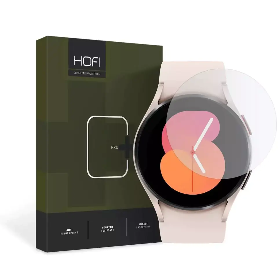 ⁨Hofi Glass Pro+ tempered glass for Samsung Galaxy Watch 4/5 (40mm)⁩ at Wasserman.eu