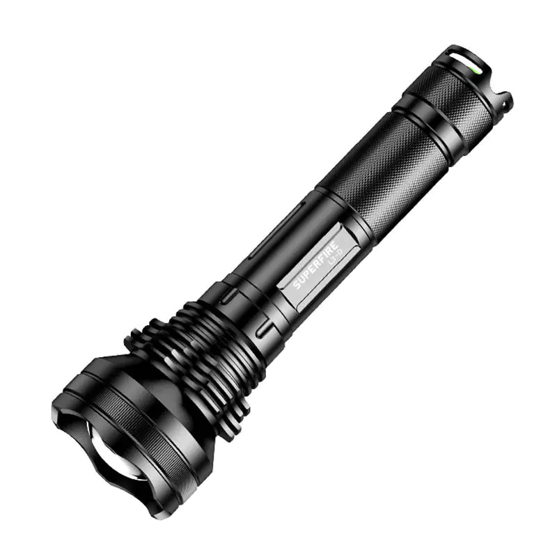 ⁨Superfire L3-D Flashlight, 2700lm, USB⁩ at Wasserman.eu