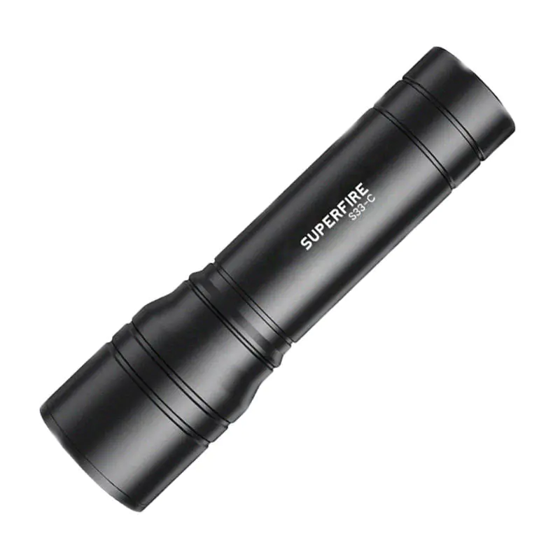 ⁨Superfire S33-C Flashlight, 210lm, USB⁩ at Wasserman.eu