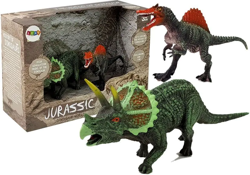 ⁨Zestaw Figurek Dinozaur Spinosaurus, Triceratops⁩ w sklepie Wasserman.eu