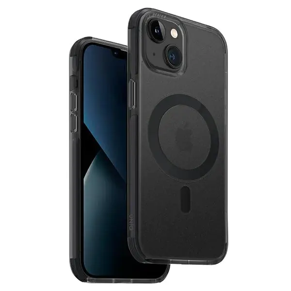 ⁨UNIQ Combat Case iPhone 14 Plus 6,7" Magclick Charging black/concrete charcoal⁩ at Wasserman.eu