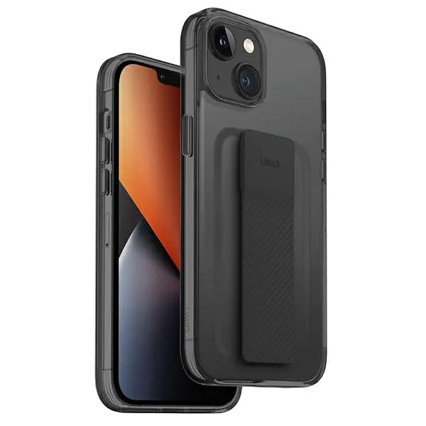 ⁨UNIQ Case Heldro Mount iPhone 14 6,1" black/vapour smoke⁩ at Wasserman.eu