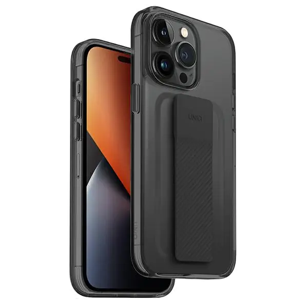 ⁨UNIQ Case Heldro Mount iPhone 14 Pro Max 6,7" grey/vapour smoke⁩ at Wasserman.eu