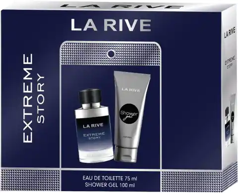 ⁨La Rive for Men Extreme Story Gift Set (Eau De Toilette 75ml + Shower Gel 100ml)⁩ at Wasserman.eu
