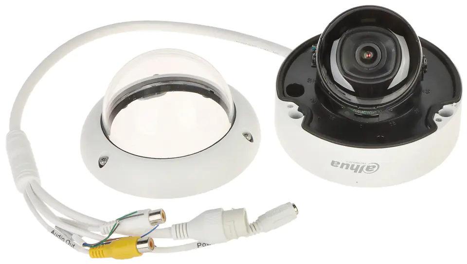 ⁨VANDAL-PROOF IP CAMERA IPC-HDBW3841E-AS-0280B-S2 WizSense - 8.3 Mpx, 4K UHD 2.8 mm DAHUA⁩ at Wasserman.eu