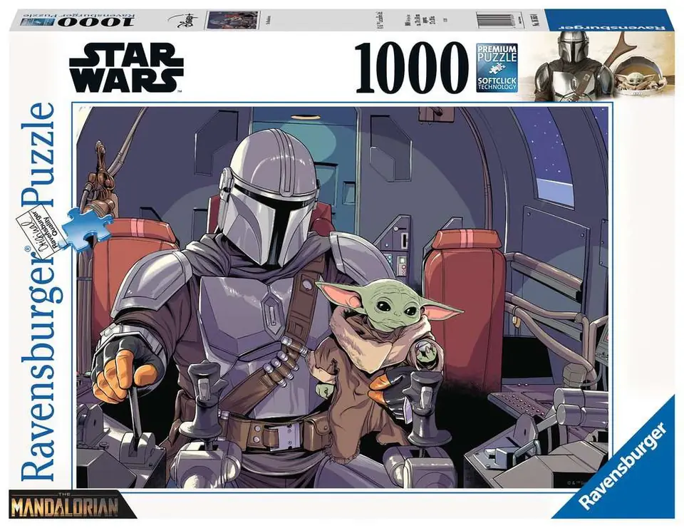 ⁨Puzzle 1000 elementów Mandalorian⁩ w sklepie Wasserman.eu