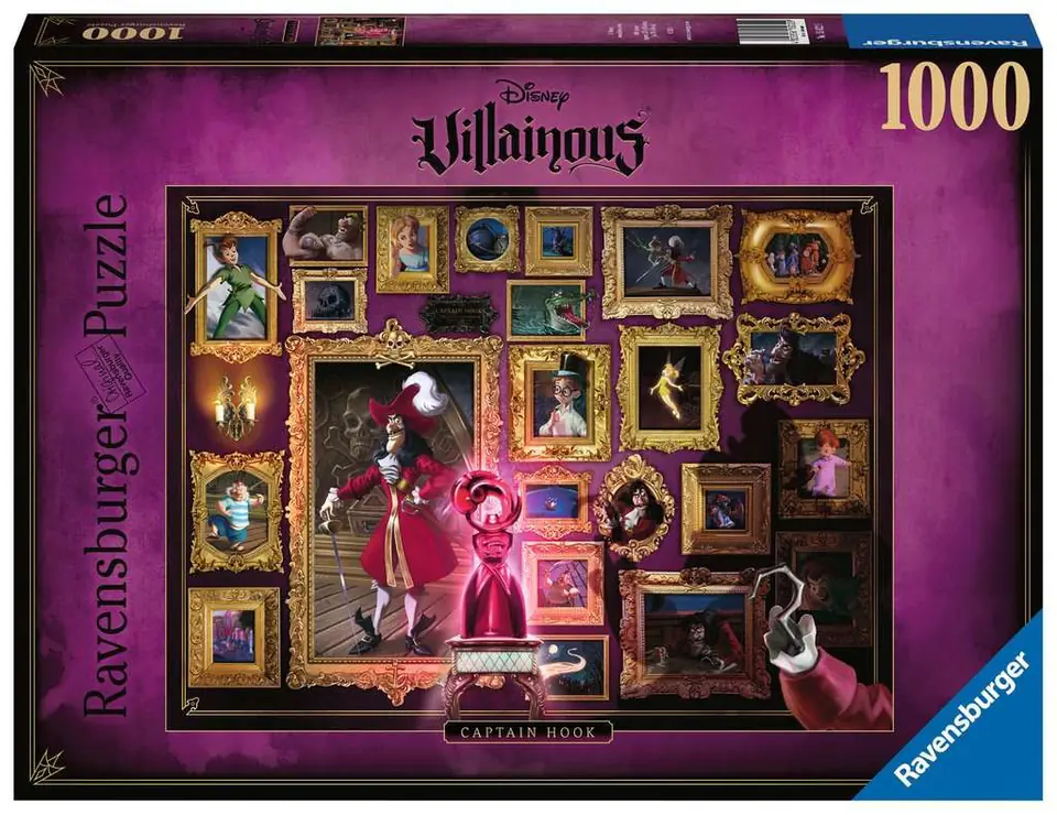 ⁨Puzzle 1000 elementów Villainous, Kapitan Hook⁩ w sklepie Wasserman.eu