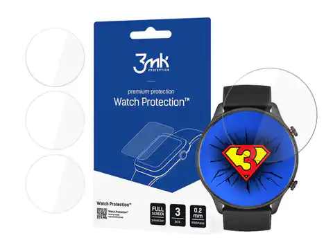 ⁨3mk Watch Protection x3 Screen Protective Film for Xiaomi AmazFit GTR 2⁩ at Wasserman.eu