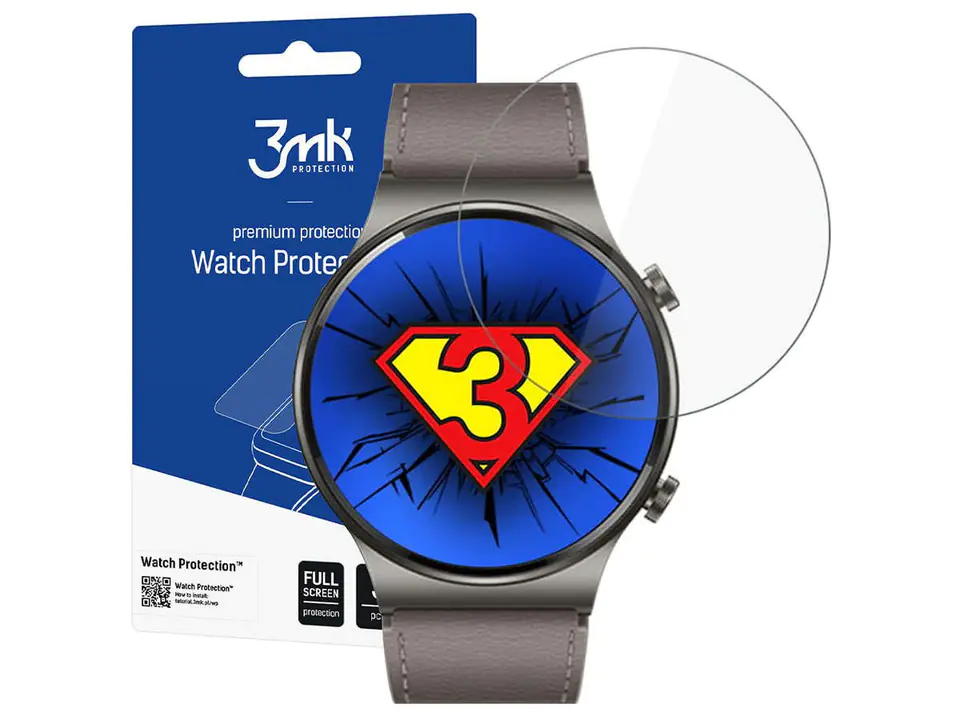 ⁨x3 3mk Watch Protection Screen Protective Film for Huawei Watch GT 2 Pro⁩ at Wasserman.eu