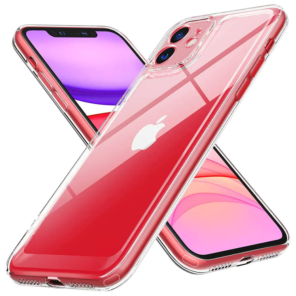 ⁨Armored Case Alogy Hybrid Case with Camera Cover for Apple iPhone 11 Transparent⁩ at Wasserman.eu