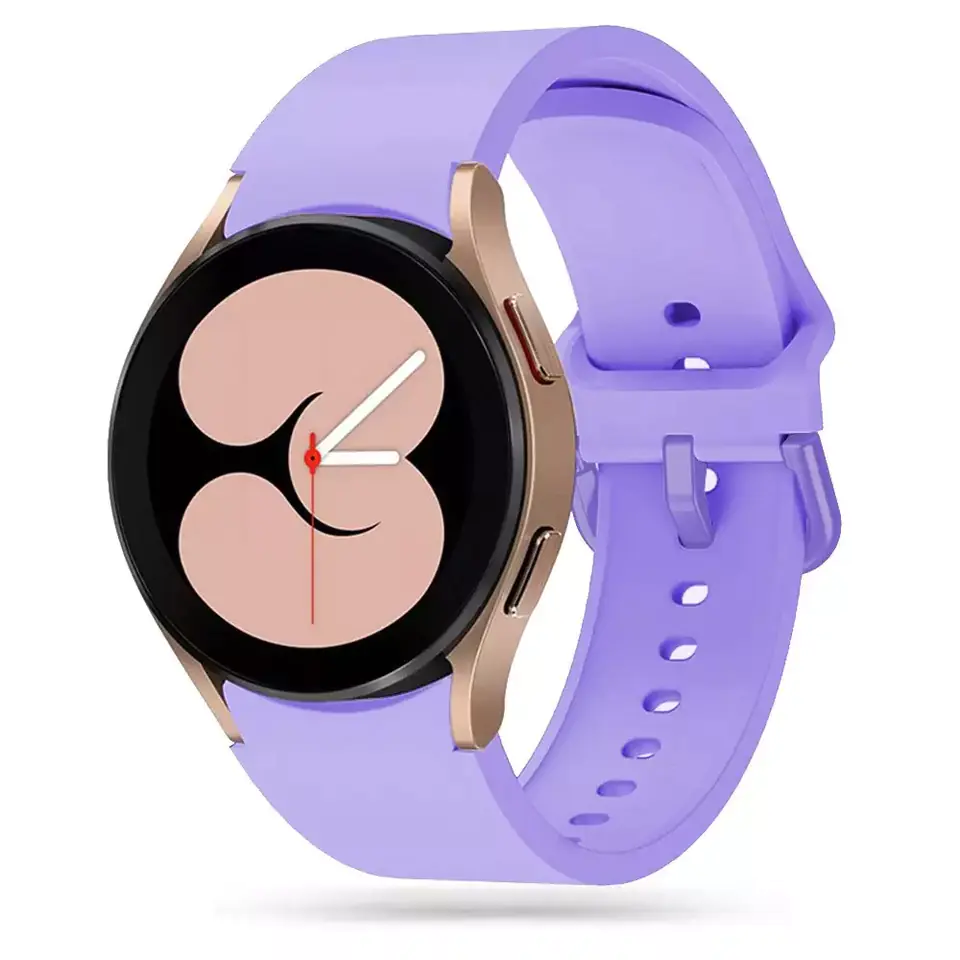 ⁨Iconband Rubber Strap for Samsung Galaxy Watch 4/5/5 Pro (40/42/44/45/46mm) Violet⁩ at Wasserman.eu