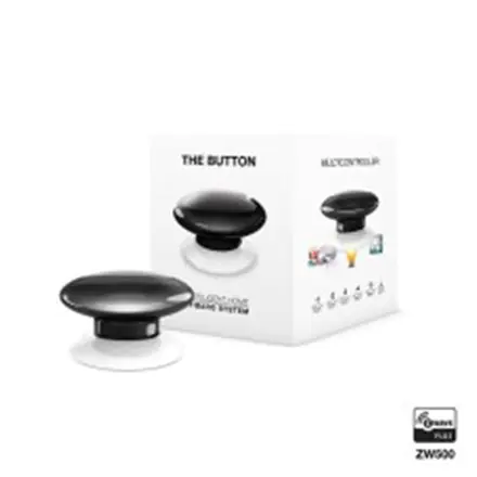 ⁨Fibaro The Button Z-Wave, Black⁩ w sklepie Wasserman.eu