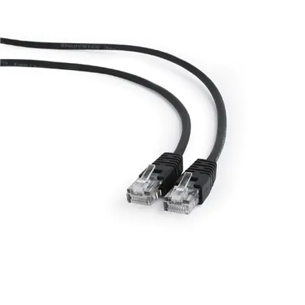 ⁨Gembird Patch cord PP12-0.5M/BK	 Black⁩ w sklepie Wasserman.eu