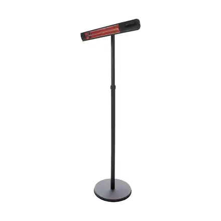 ⁨SUNRED | Heater | RD-DARK-25S, Dark Standing | Infrared | 2500 W | Number of power levels | Suitable for rooms up to m² | Black⁩ w sklepie Wasserman.eu