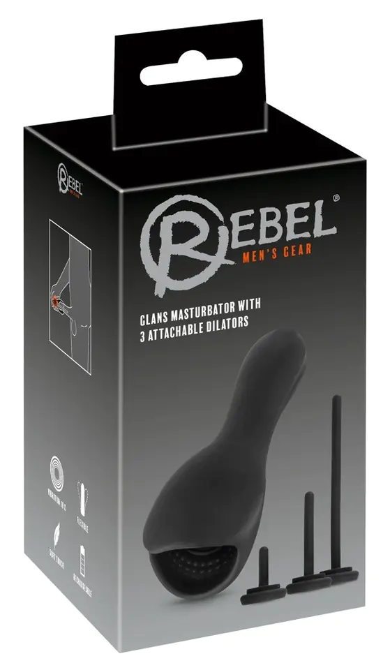 Masturbator z 3 dilatorami Rebel w sklepie Wasserman.eu