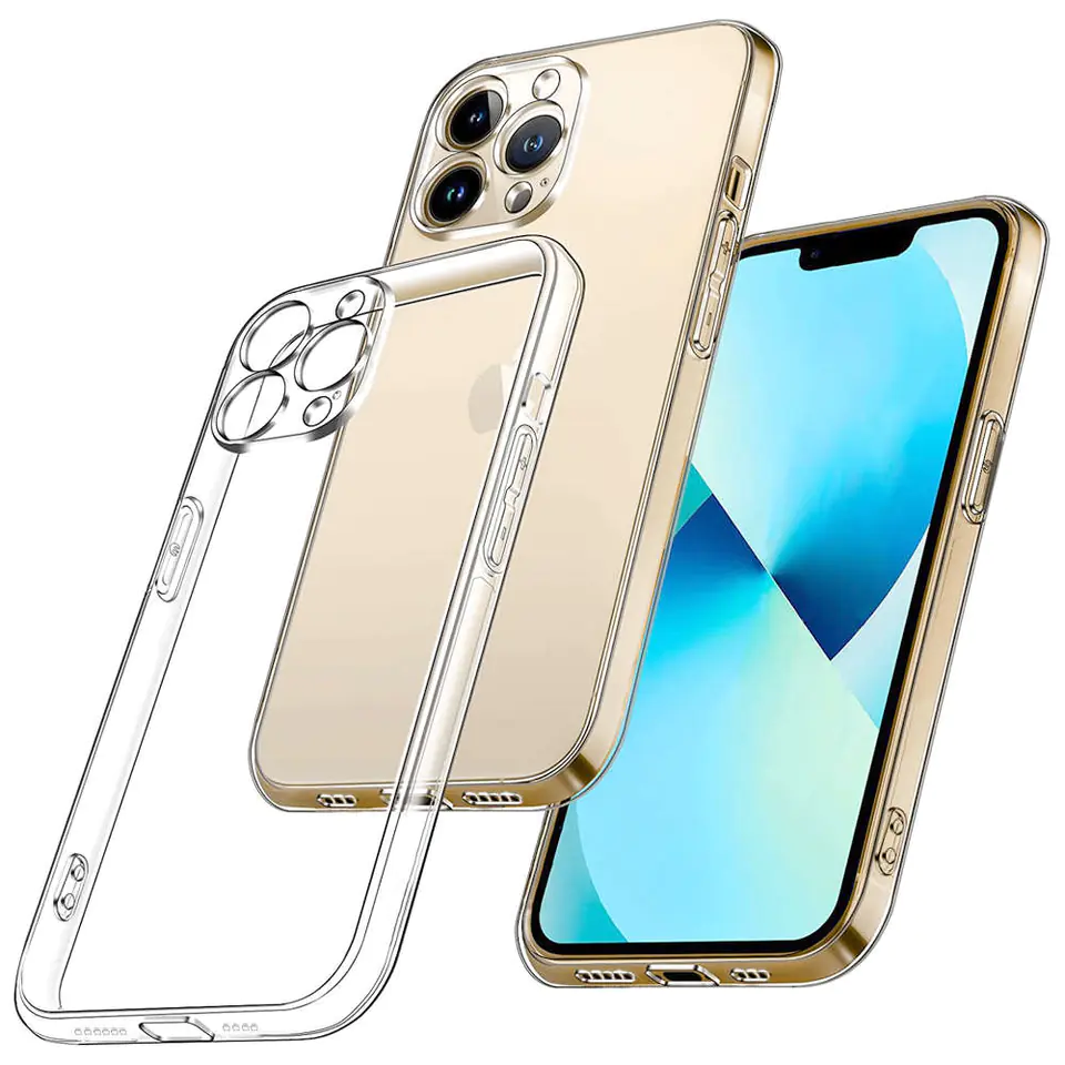 ⁨Etui pancerne obudowa Alogy Hybrid Case z osłoną na aparat do Apple iPhone 12 Pro Przezroczyste⁩ w sklepie Wasserman.eu