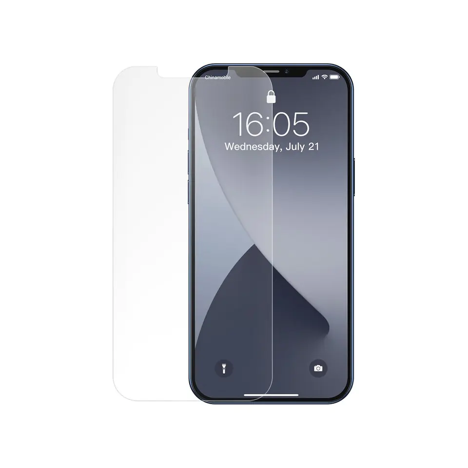 ⁨0.3mm Baseus Tempered Glass for iPhone 12/12 Pro - 2020 (2pcs)⁩ at Wasserman.eu
