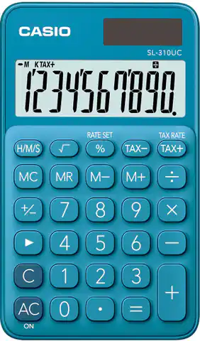 ⁨Casio SL-310UC-BU calculator Pocket Basic Blue⁩ at Wasserman.eu