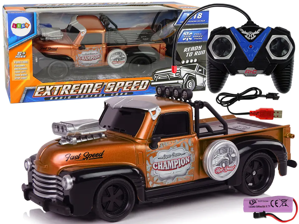 ⁨Remote Control Car 1:18 Brown Pick-up⁩ at Wasserman.eu