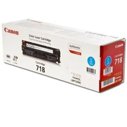 ⁨Canon 718 C Toner Cartridge, Cyan⁩ w sklepie Wasserman.eu