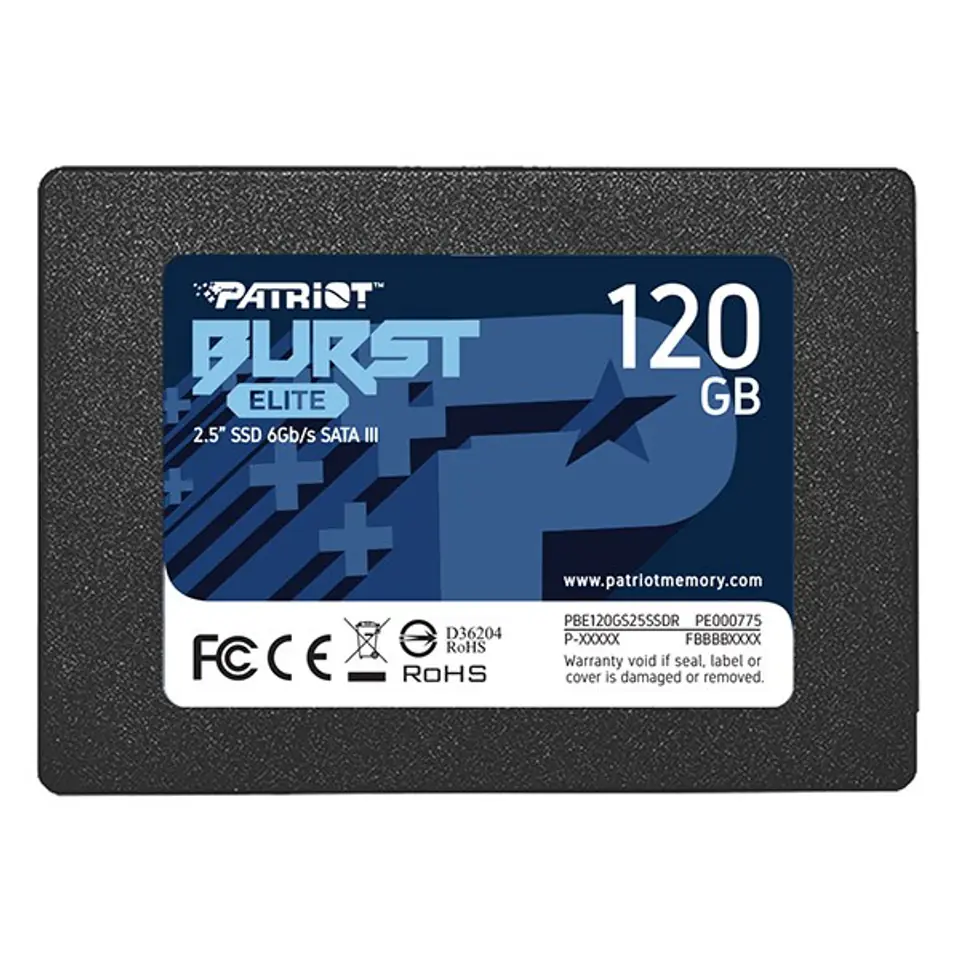 ⁨Patriot Memory BURST Elite 2.5" 2.5" 120 GB  Serial ATA III⁩ at Wasserman.eu