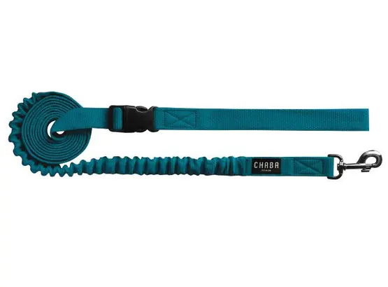 ⁨CHABA Lanyard jogging tape with shock absorber 16 teal⁩ at Wasserman.eu